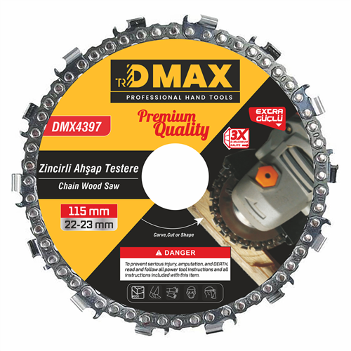 DMAX ZİNCİRLİ TESTERE 115 MM